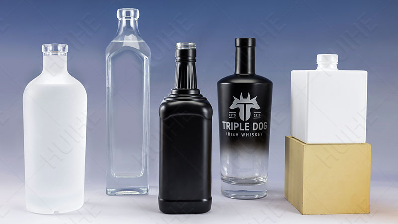 700ml vs 500ml Liquor Bottles - 70cl glass whisky bottle Bouteilles d'alcool de 700 ml ou 500 ml – Bouteille de whisky en verre de 70 cl
