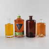 Bouteille de gin personnalisée en gros, fabricant de bouteilles en verre OEM/ODM