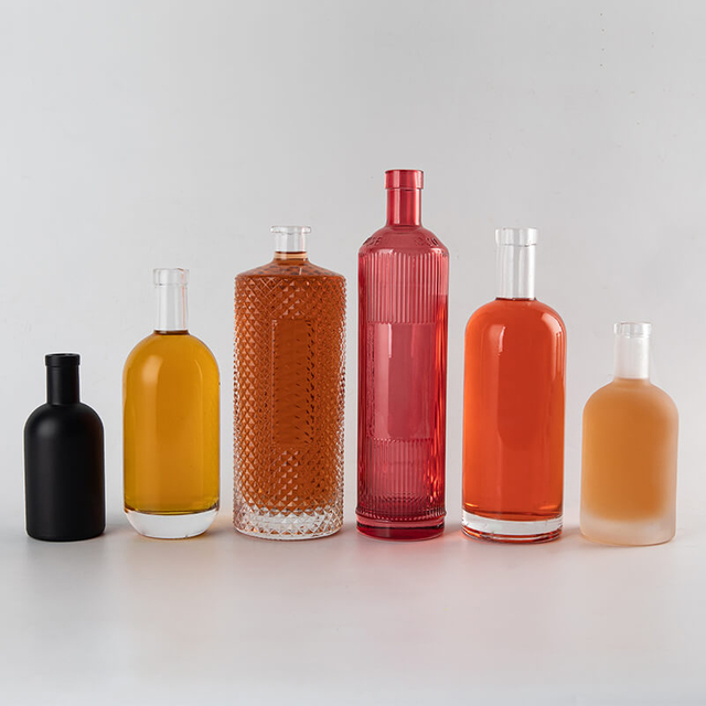 Bouteille de whisky en gros en gros bouteille de whisky en verre à vente