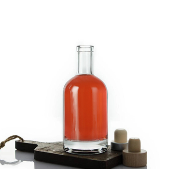 Bouteille d'alcool en verre nordique super silex