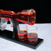 Carafe en verre de bouteille d\'alcool de 800 ml en forme de pistolet AK47