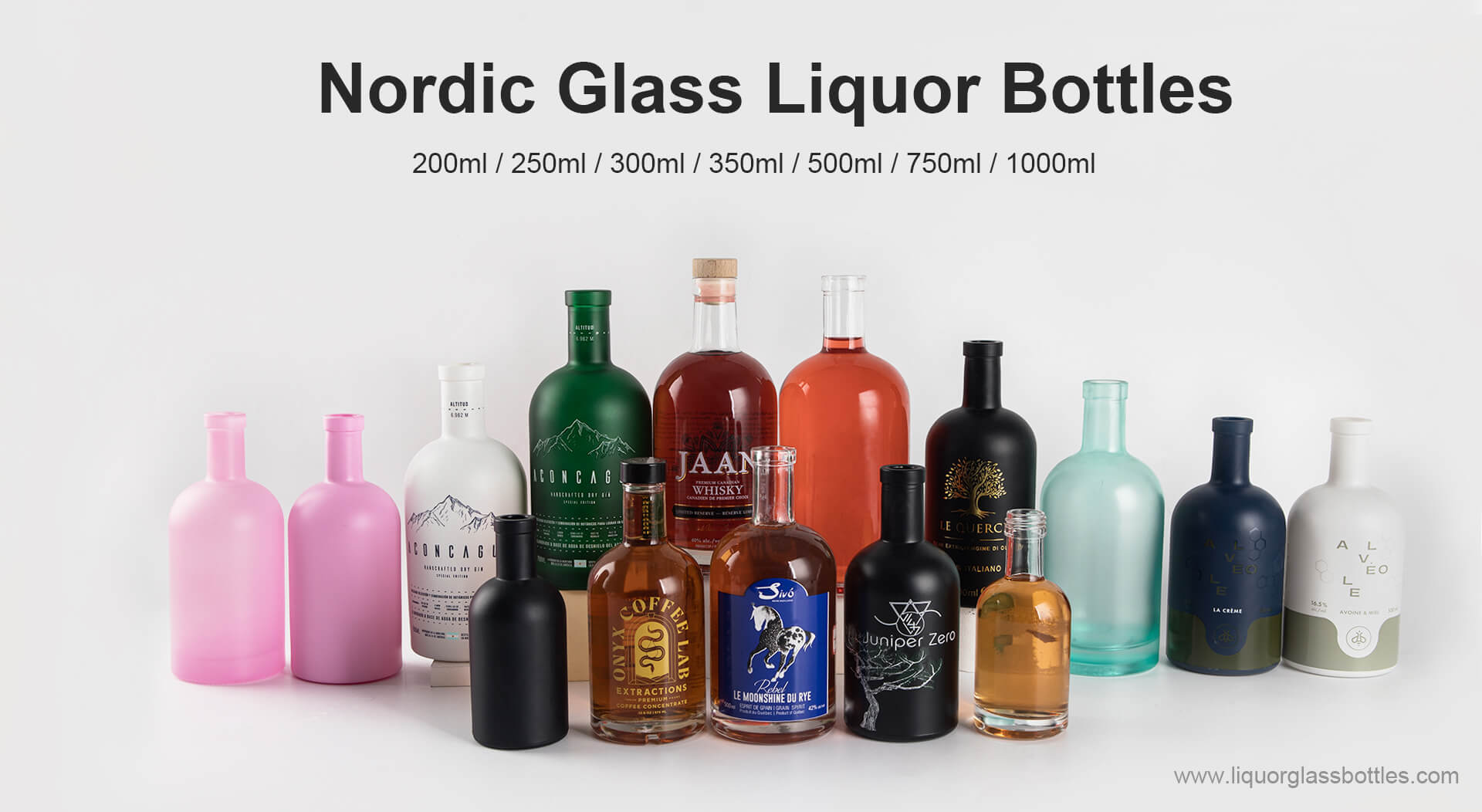 bouteilles en verre nordiques