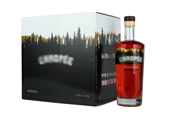 emballage de bouteille d'alcool