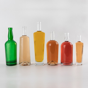 Fabricant de bouteilles de tequila fantaisie en verre super silex personnalisé en vrac