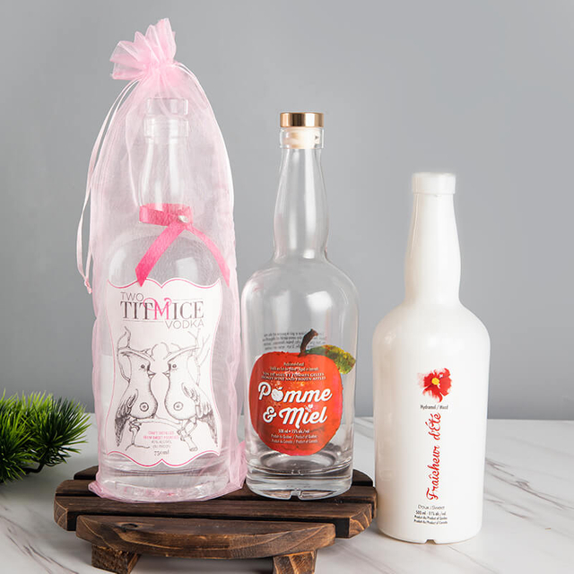 Les femmes personnalisées liqueurs boivent des bouteilles en verre en gros