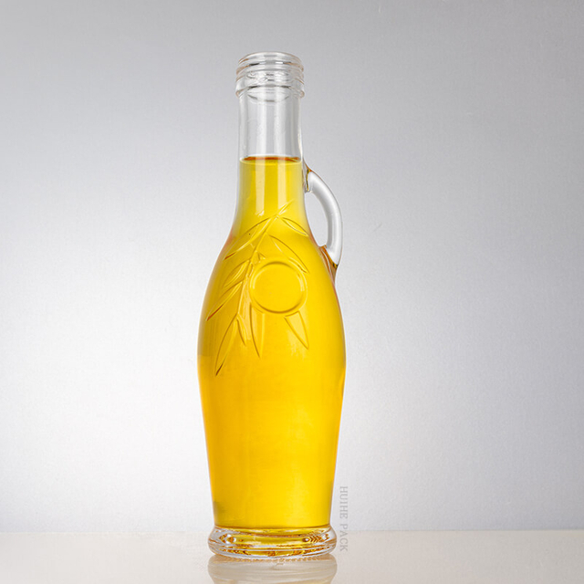 Bulbeux Boute à l'hydromel à liqueur à cou bulbeux avec poignée