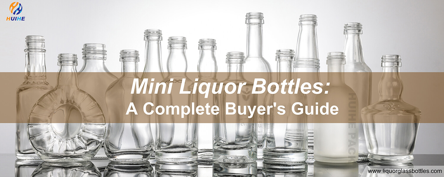 mini-bouteilles d'alcool vides