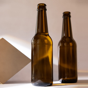 Fabricant Fournisseur 350 ml Bouteille de bière en verre ambre