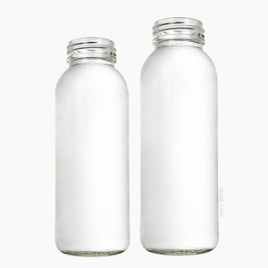 Bouteille d'eau pour boissons à large ouverture en verre de 320 ml et 450 ml 