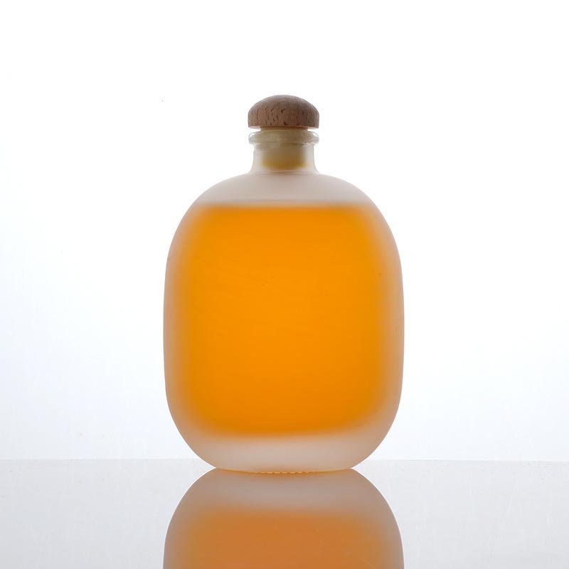 Bouteilles en verre d'alcool fruitées rondes de 250 ml 500 ml