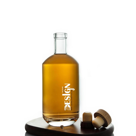 MOONEEA Super Flint Glass Liquor Bott Barn Top