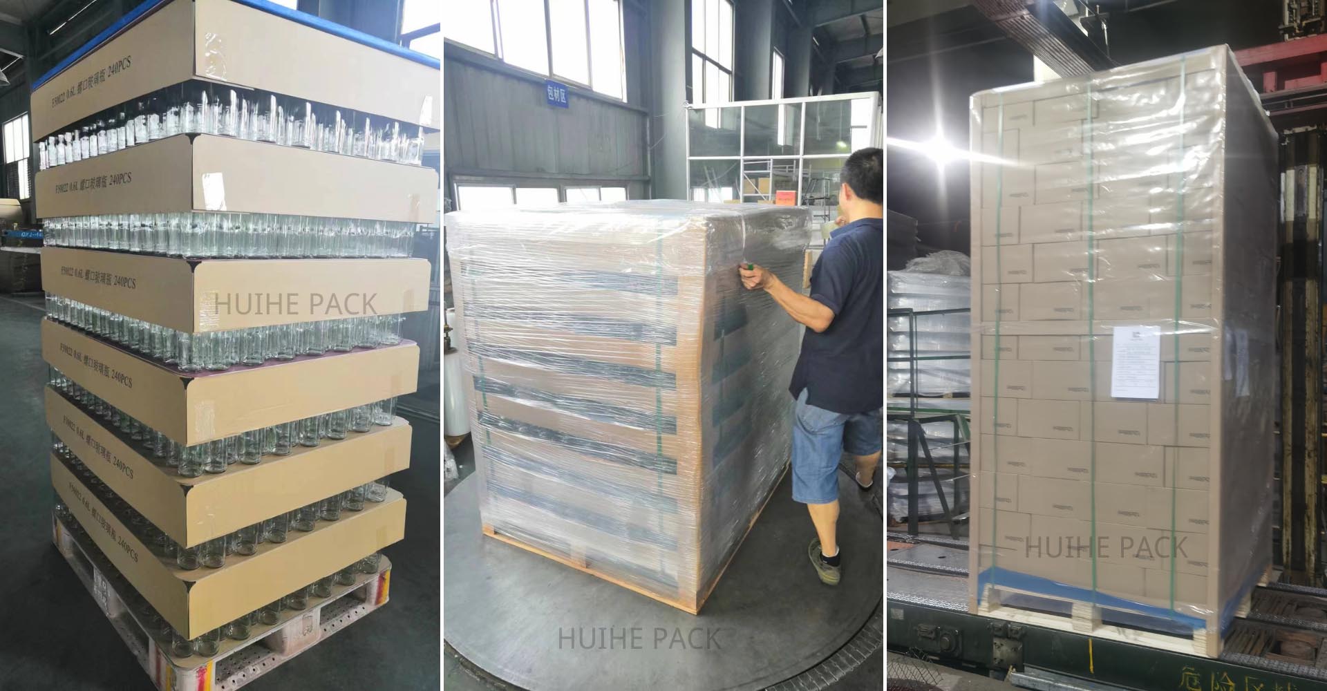 GLASS BOTTLE PACK Emballage en verre