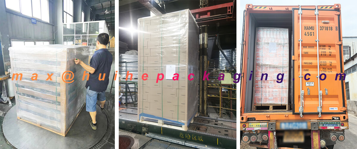 emballage de bouteille en verre super silex huihe