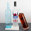 Serenade Slim Grandes bouteilles de vodka rondes en verre avec col long