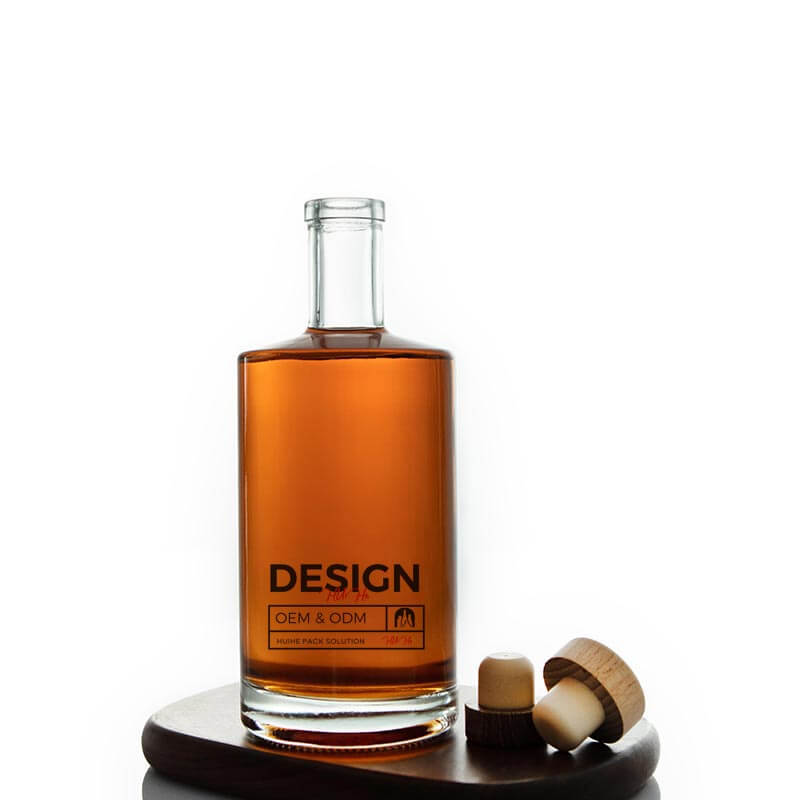 Bouteille d\'alcool en verre Jersey Super Flint de 750 ml