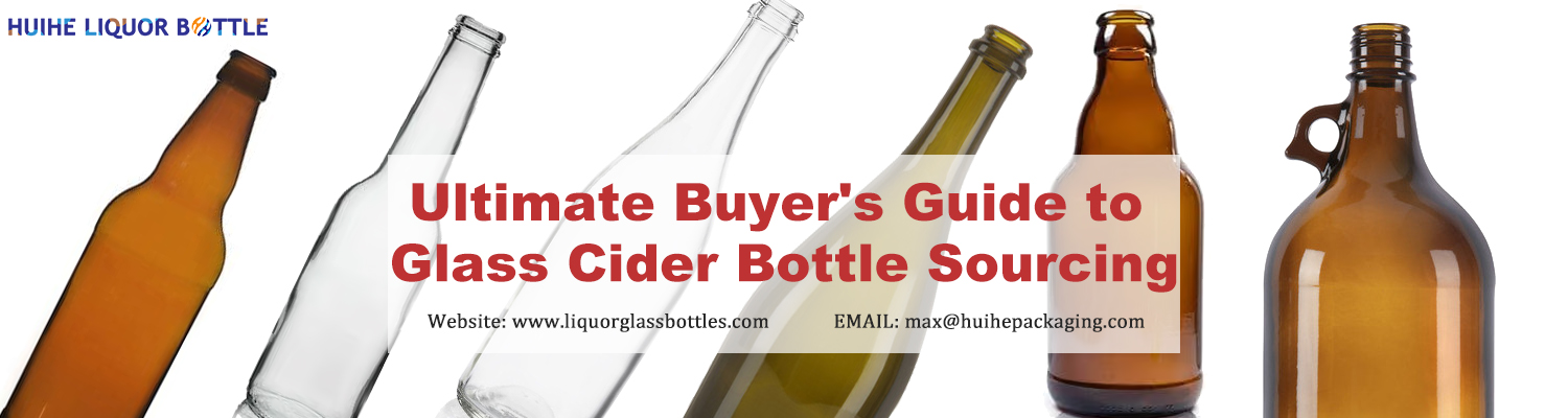 Banni&egrave;re Guide d'approvisionnement en bouteilles de cidre en verre