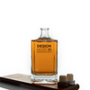 Carafe de bouteille de whisky Bourbon en verre épais carré de 650 ml