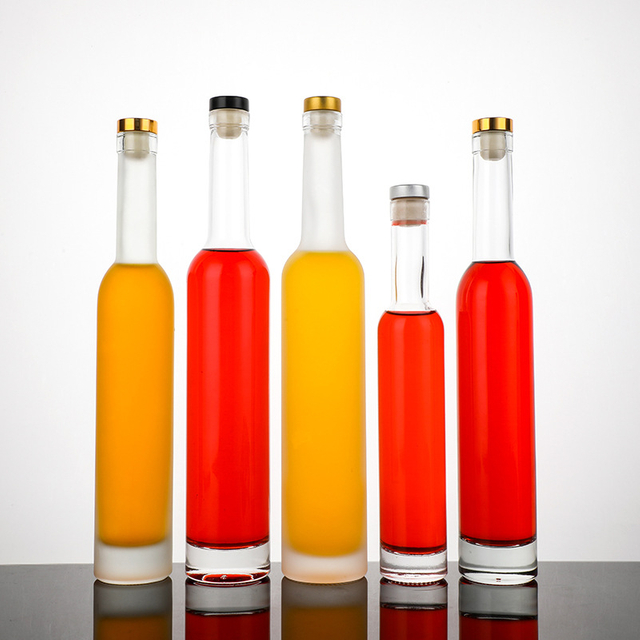 200 ml 375 ml 500 ml petites bouteilles en verre de vin de glace Eiswein avec bouchon