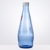 Bouteille d'eau en verre bleu cobalt de 325 ml avec couvercle &agrave; vis