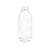 Emballage de bouteille en verre de smoothie de jus clair vide de 16 oz