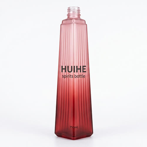 bouteille de vodka rouge personnalis&eacute;e