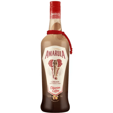 Bouteille de cr&egrave;me au caf&eacute; &eacute;thiopien Amarula de 750 ml