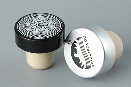 Bouchons supérieurs en aluminium