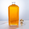Bouteille d'alcool en verre rectangulaire de 1500 ml de 1500 ml