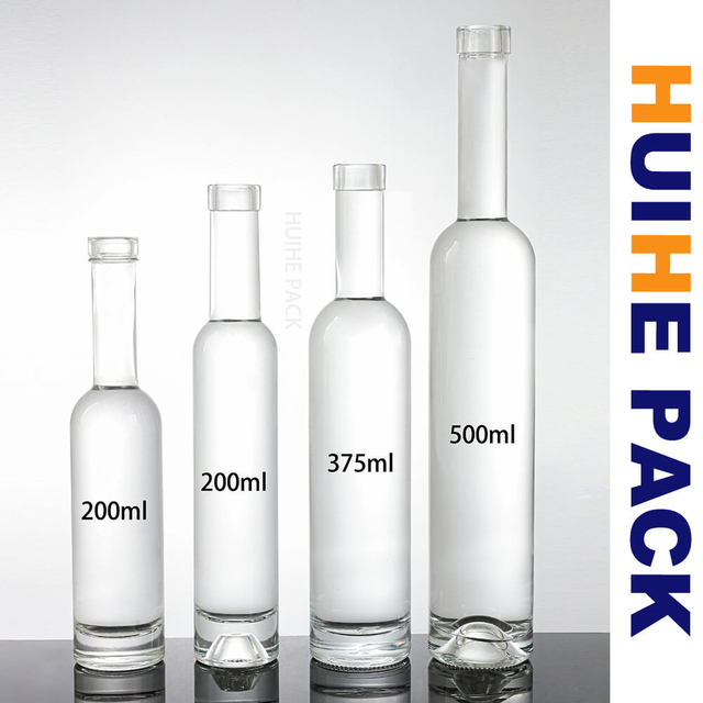 Bouteilles Bellissima de Liqueur de vin de glace de port supérieur de barre de long cou en gros