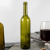 Bouteille de vin de Bordeaux en verre vert de 750 ml avec bouchon en T