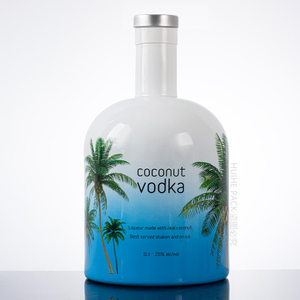 Bouteille de spiritueux de vodka de rhum de liqueur de crème aromatisée à la noix de coco de 1 L