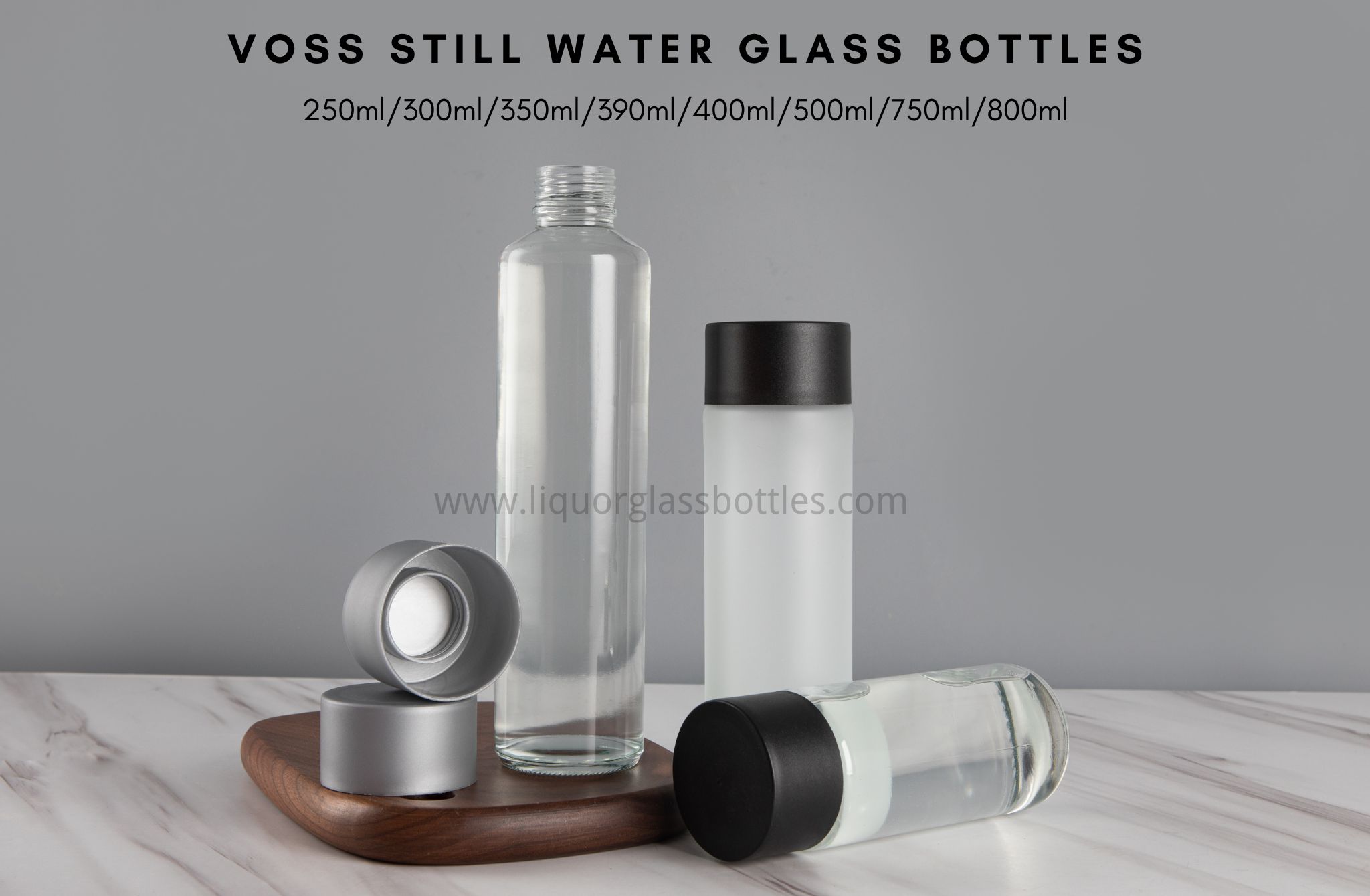 bouteille en verre voss