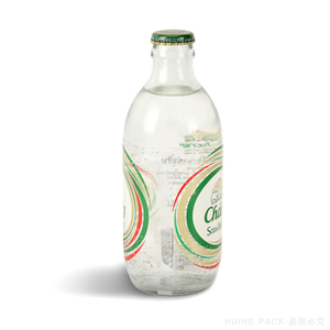 Bouteilles rondes en verre de sodas de 325 ml et 330 ml avec finition couronne et vis