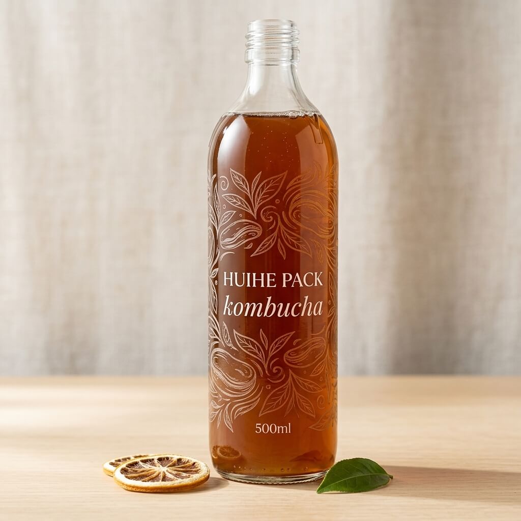 Vente en gros bouteilles en verre de kombucha