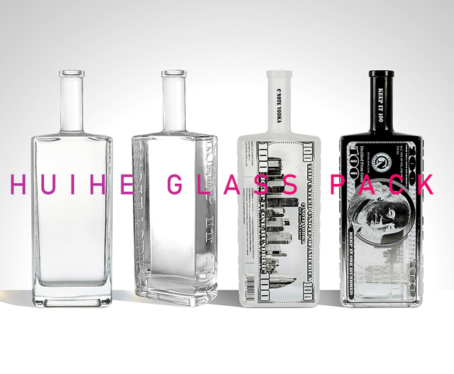 Image de marque audacieuse : bouteille carrée plate personnalisée pour les spiritueux à base de céréales