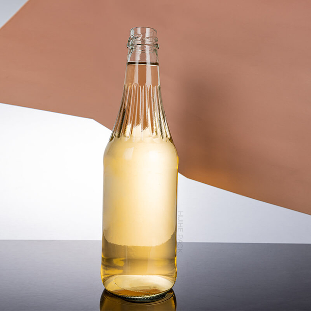 Bouteille de boisson de jus de verre de 550 ml Fabricant chinois