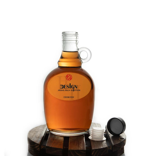 Pichet en verre apéritif à poignée ronde de 1000 ml