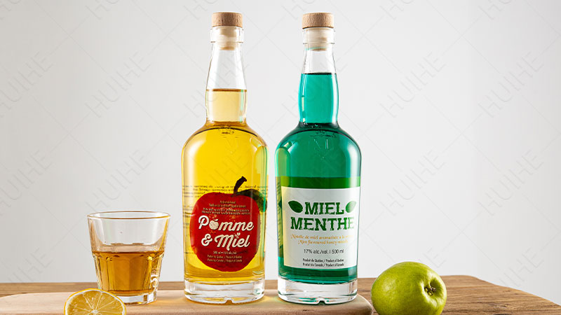 Bouteille d'alcool ronde classique - bouteille d'alcool du Tennessee