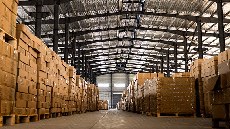 Bouteille d'alcool ronde classique - carton et palette