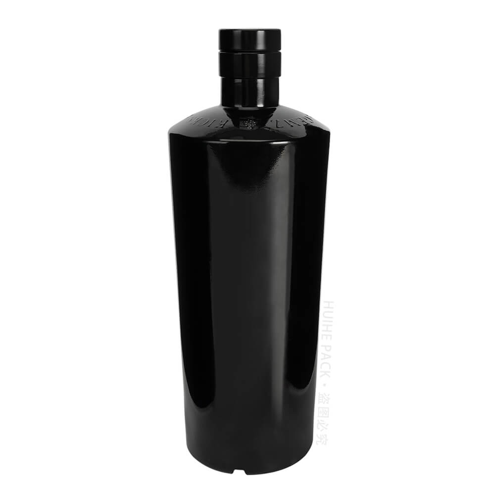 bouteille de vodka noire