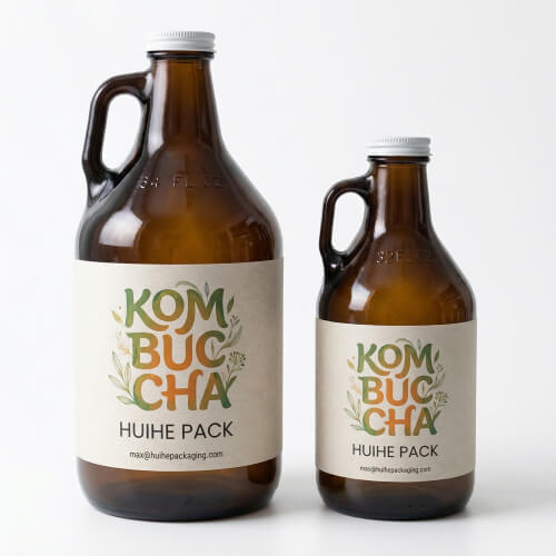 bouteilles de brassage de kombucha