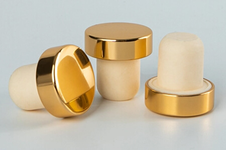 Bouchons supérieurs en aluminium