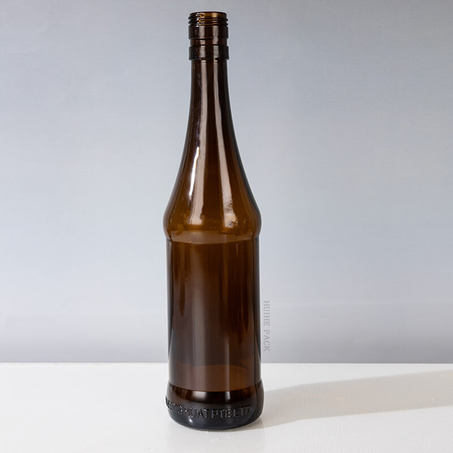 550 ml Bouteille de brassage en verre ambre avec bouchon à vis