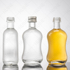 Bouteilles d'alcool en verre de silex transparent en gros de 50 ml