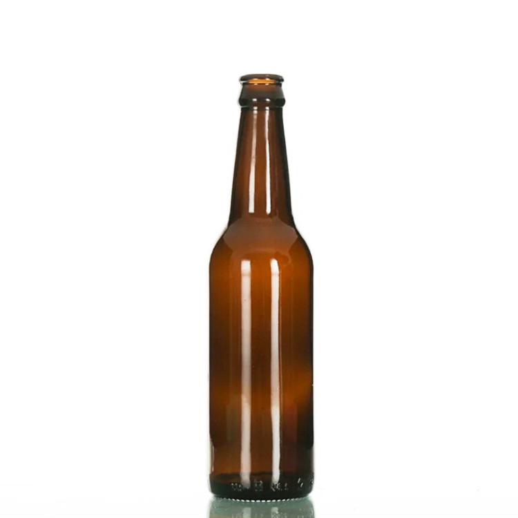 Bouteilles d'emballage de brassage de bière en verre bleu vert ambre