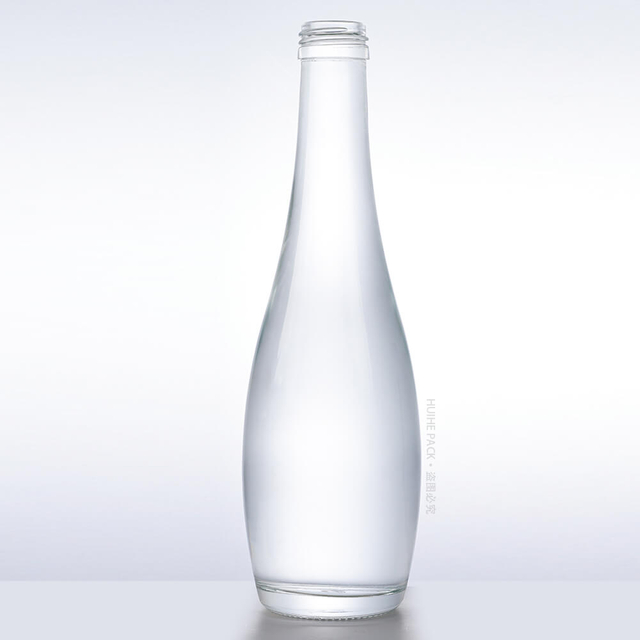 Bouteilles d'eau en verre personnalisées de 330 ml avec logos de marque en gros