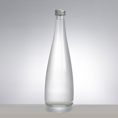 Evian 330 ml 500 ml 750 ml bouteilles en verre d'eau min&eacute;rale avec couvercles en aluminium
