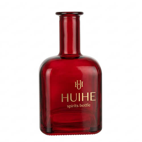 bouteille de tequila rouge mat