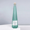 700 ml bouteille de vodka en verre transparent irr&eacute;gulier avec bouchons
