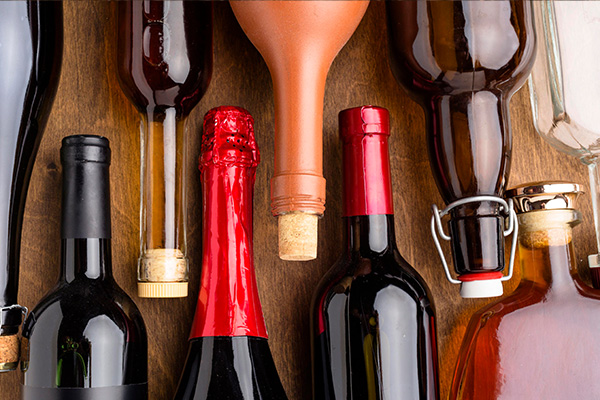 volume de bouteille d'alcool